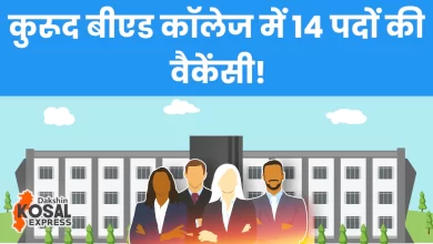 कुरूद बीएड कॉलेज में 14 पदों की वैकेंसी!