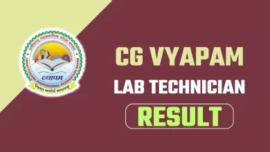 CG Vyapam Lab Technician Result Awaited 2024