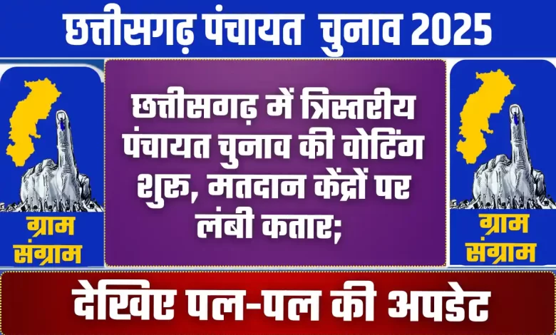 त्रिस्तरीय पंचायत चुनाव की वोटिंग