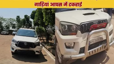 Accident in Health Minister Jaiswal's convoy