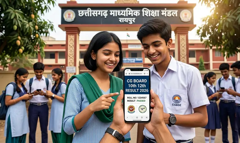 CGBSE 10th 12th Result 2026